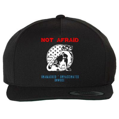 Conservative Not Woke Wool Snapback Cap