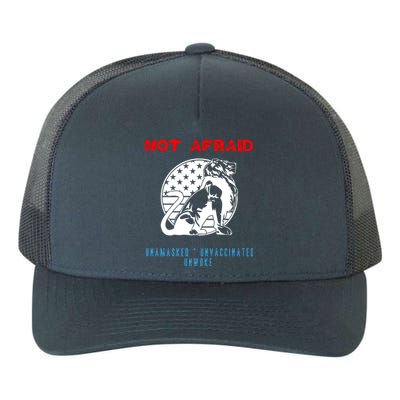 Conservative Not Woke Yupoong Adult 5-Panel Trucker Hat