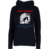 Conservative Not Woke Womens Funnel Neck Pullover Hood