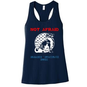 Conservative Not Woke Women's Racerback Tank