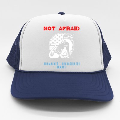 Conservative Not Woke Trucker Hat