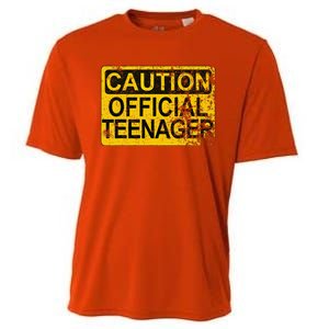 Caution Nager Warning 2011 13th Birthday Gift Cooling Performance Crew T-Shirt