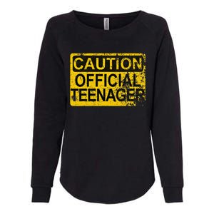 Caution Nager Warning 2011 13th Birthday Gift Womens California Wash Sweatshirt