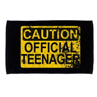 Caution Nager Warning 2011 13th Birthday Gift Microfiber Hand Towel