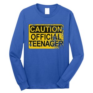 Caution Nager Warning 2011 13th Birthday Gift Long Sleeve Shirt