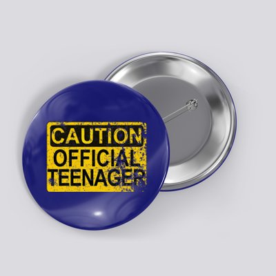 Caution Nager Warning 2011 13th Birthday Gift Button