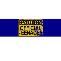 Caution Nager Warning 2011 13th Birthday Gift Bumper Sticker