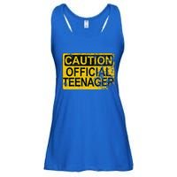 Caution Nager Warning 2011 13th Birthday Gift Ladies Essential Flowy Tank