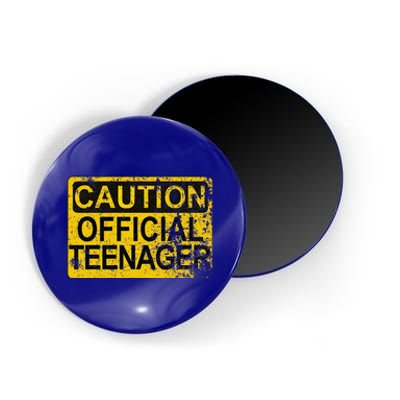 Caution Nager Warning 2011 13th Birthday Gift Magnet