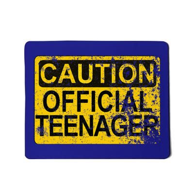 Caution Nager Warning 2011 13th Birthday Gift Mousepad