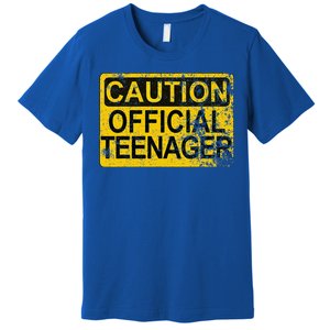 Caution Nager Warning 2011 13th Birthday Gift Premium T-Shirt