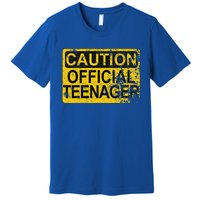 Caution Nager Warning 2011 13th Birthday Gift Premium T-Shirt