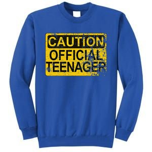 Caution Nager Warning 2011 13th Birthday Gift Tall Sweatshirt