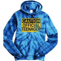 Caution Nager Warning 2011 13th Birthday Gift Tie Dye Hoodie