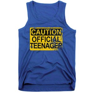 Caution Nager Warning 2011 13th Birthday Gift Tank Top