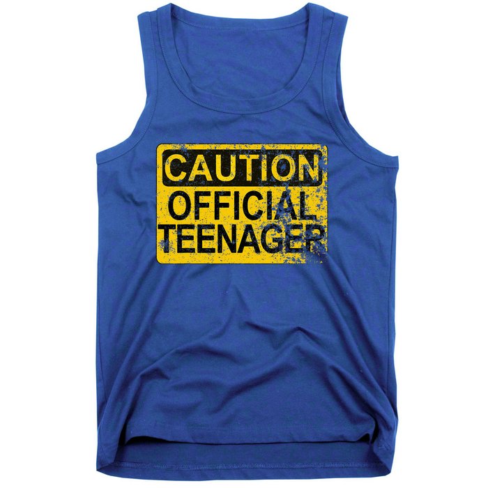 Caution Nager Warning 2011 13th Birthday Gift Tank Top