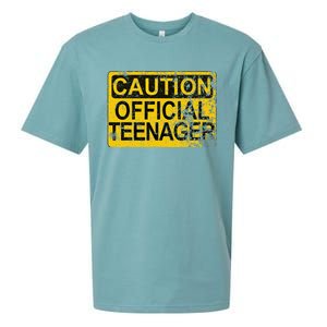 Caution Nager Warning 2011 13th Birthday Gift Sueded Cloud Jersey T-Shirt