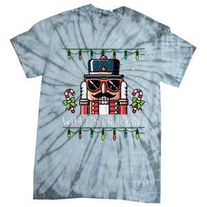 Christmas Nutcracker Whats Crackin Funny Xmas Tie-Dye T-Shirt