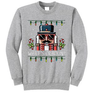 Christmas Nutcracker Whats Crackin Funny Xmas Sweatshirt