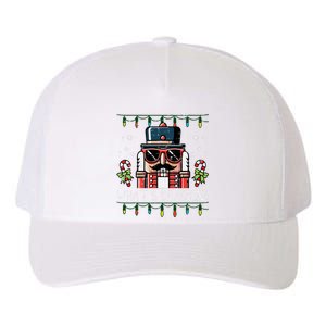 Christmas Nutcracker Whats Crackin Funny Xmas Yupoong Adult 5-Panel Trucker Hat