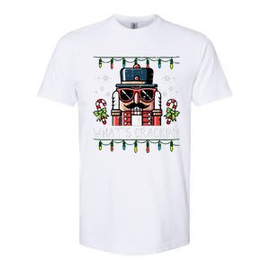 Christmas Nutcracker Whats Crackin Funny Xmas Softstyle CVC T-Shirt