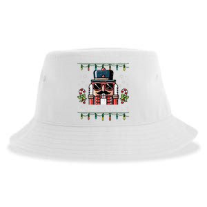 Christmas Nutcracker Whats Crackin Funny Xmas Sustainable Bucket Hat