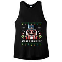Christmas Nutcracker Whats Crackin Funny Ladies PosiCharge Tri-Blend Wicking Tank