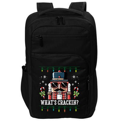 Christmas Nutcracker Whats Crackin Funny Impact Tech Backpack