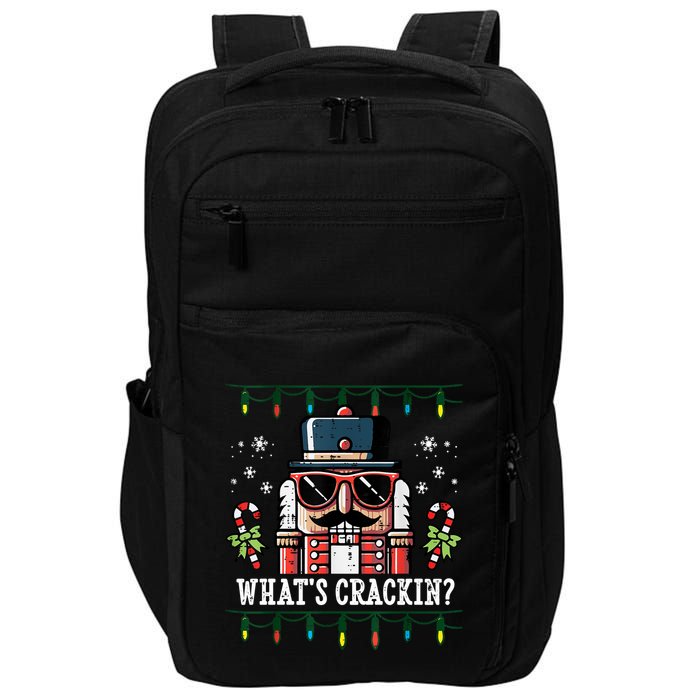 Christmas Nutcracker Whats Crackin Funny Impact Tech Backpack