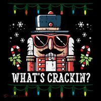 Christmas Nutcracker Whats Crackin Funny Sustainable Beanie