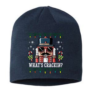 Christmas Nutcracker Whats Crackin Funny Sustainable Beanie