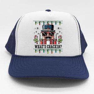 Christmas Nutcracker Whats Crackin Funny Trucker Hat