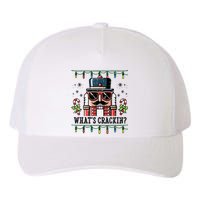 Christmas Nutcracker Whats Crackin Funny Yupoong Adult 5-Panel Trucker Hat