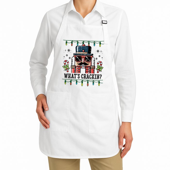 Christmas Nutcracker Whats Crackin Funny Apron