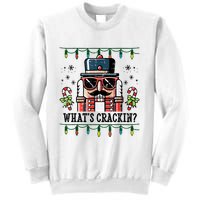 Christmas Nutcracker Whats Crackin Funny Sweatshirt