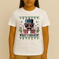 Christmas Nutcracker Whats Crackin Funny T-Shirt