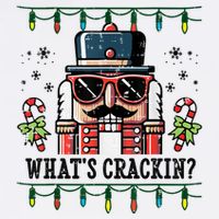 Christmas Nutcracker Whats Crackin Funny Tall T-Shirt