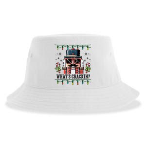 Christmas Nutcracker Whats Crackin Funny Sustainable Bucket Hat