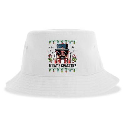 Christmas Nutcracker Whats Crackin Funny Sustainable Bucket Hat