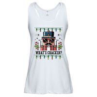 Christmas Nutcracker Whats Crackin Funny Ladies Essential Flowy Tank