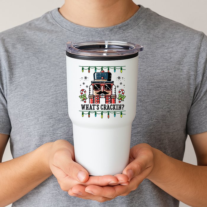 Christmas Nutcracker Whats Crackin Funny Tumbler
