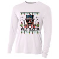 Christmas Nutcracker Whats Crackin Funny Cooling Performance Long Sleeve Crew