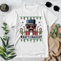 Christmas Nutcracker Whats Crackin Funny Premium T-Shirt