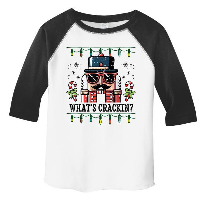 Christmas Nutcracker Whats Crackin Funny Toddler Fine Jersey T-Shirt