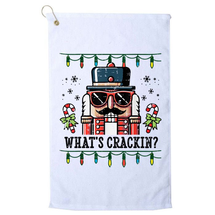 Christmas Nutcracker Whats Crackin Funny Golf Towel