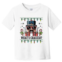 Christmas Nutcracker Whats Crackin Funny Toddler T-Shirt
