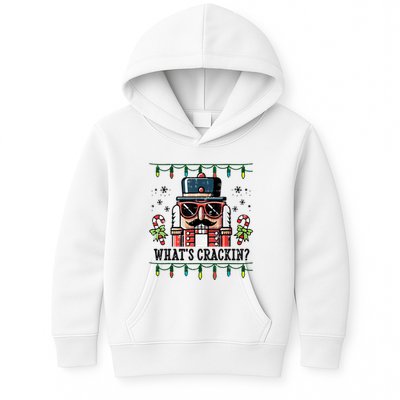 Christmas Nutcracker Whats Crackin Funny Kids Hoodie