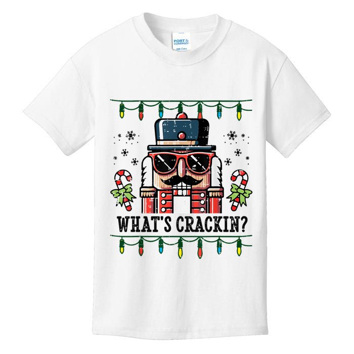 Christmas Nutcracker Whats Crackin Funny Kids T-Shirt
