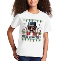 Christmas Nutcracker Whats Crackin Funny Kids T-Shirt