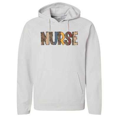 Cute Nurse will bee There For You Gifts For RN & LPN Performance Fleece Hoodie